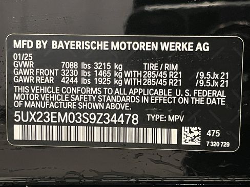 Certified 2025 BMW X7 xDrive40i w/ Executive Package AWD/4WD image 25