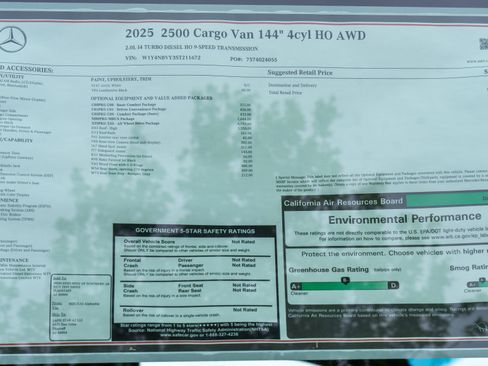 New 2025 Mercedes-Benz Sprinter 2500 image 34