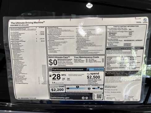 New 2026 BMW X2 xDrive28i w/ M Sport Package AWD/4WD image 26