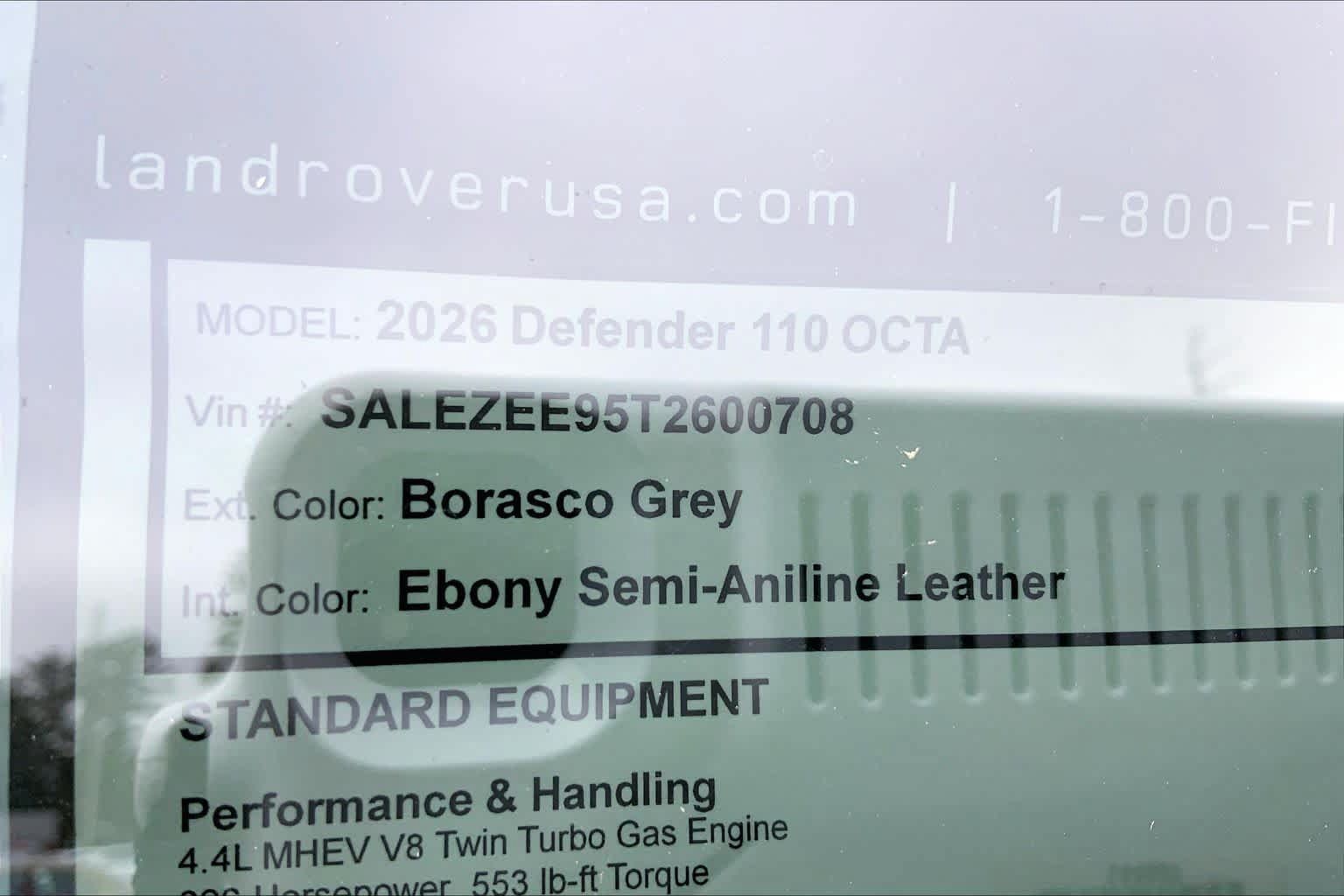 New 2026 Land Rover Defender 110 AWD/4WD image 6