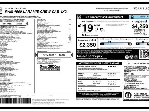 Used 2021 RAM 1500 Laramie w/ Sport Appearance Package image 3