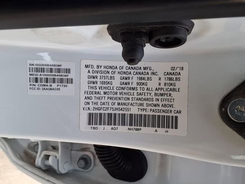 Used 2018 Honda Civic EX image 9