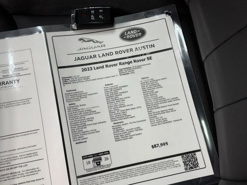 Used 2023 Land Rover Range Rover SE image 35