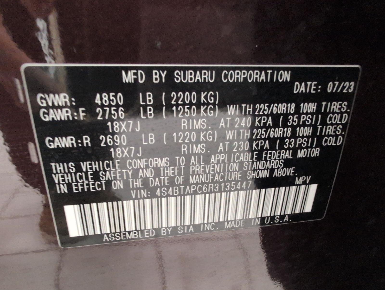 Used 2024 Subaru Outback Touring AWD/4WD image 28