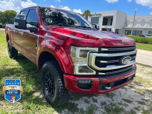 Used 2021 Ford F250 Platinum w/ Tremor Off-Road Package AWD/4WD image 3