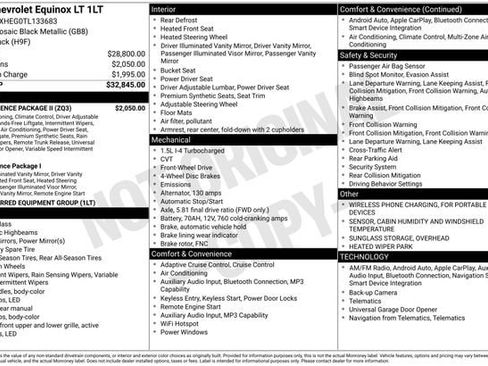 Used 2026 Chevrolet Equinox LT w/ Convenience Package II FWD image 14