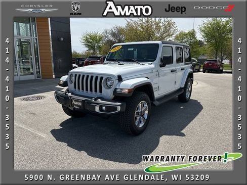 Used 2020 Jeep Wrangler Unlimited Sahara AWD/4WD image 1