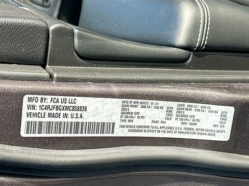 Used 2021 Jeep Grand Cherokee Limited w/ Quick Order Package 28K 80th image 33