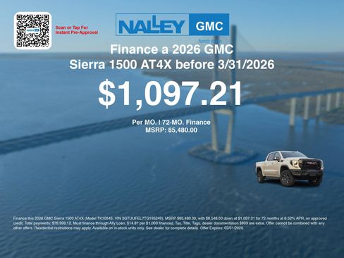 New 2026 GMC Sierra 1500 AT4X image 7