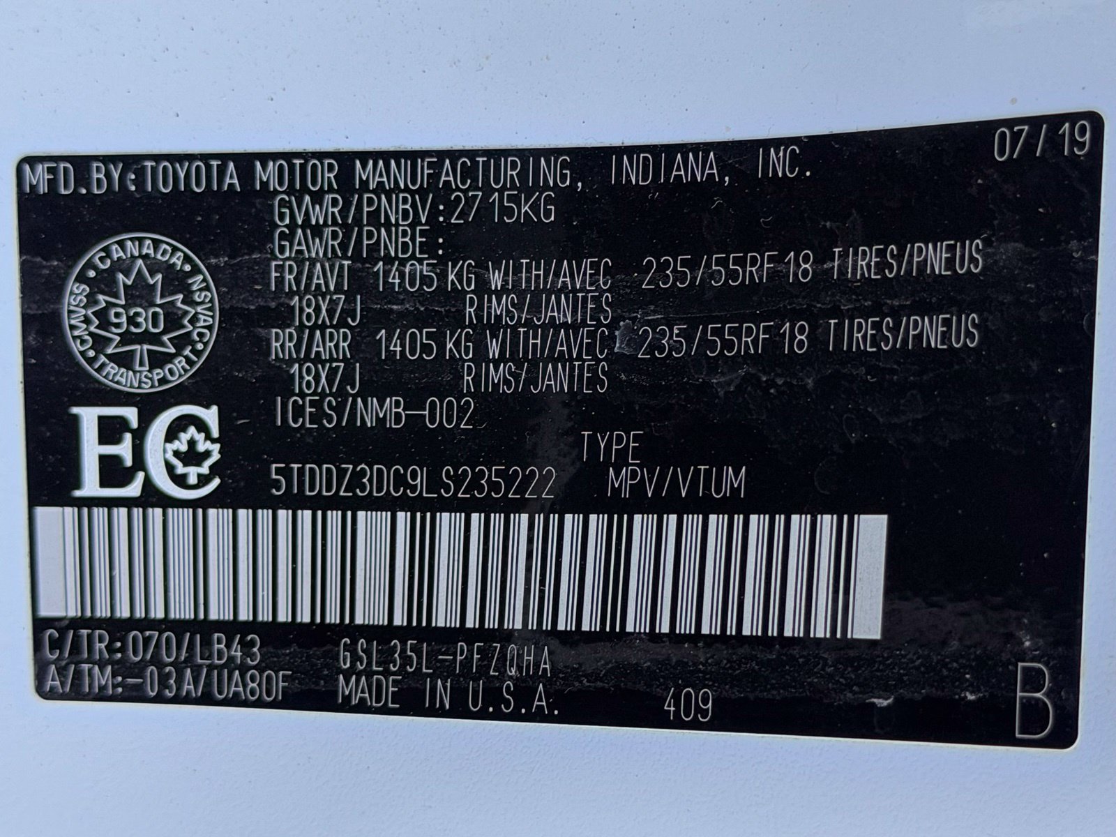 Used 2020 Toyota Sienna XLE Premium AWD/4WD image 50