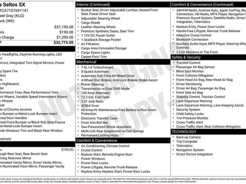 Used 2025 Kia Seltos SX image 4