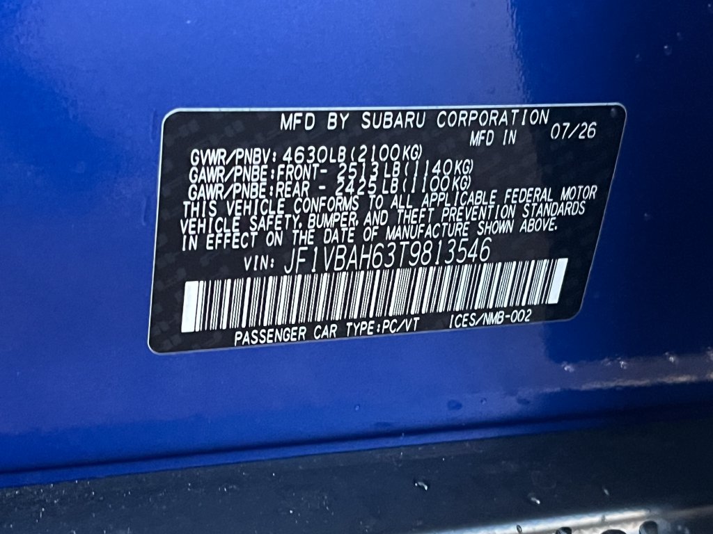 New 2026 Subaru WRX Premium AWD/4WD image 23