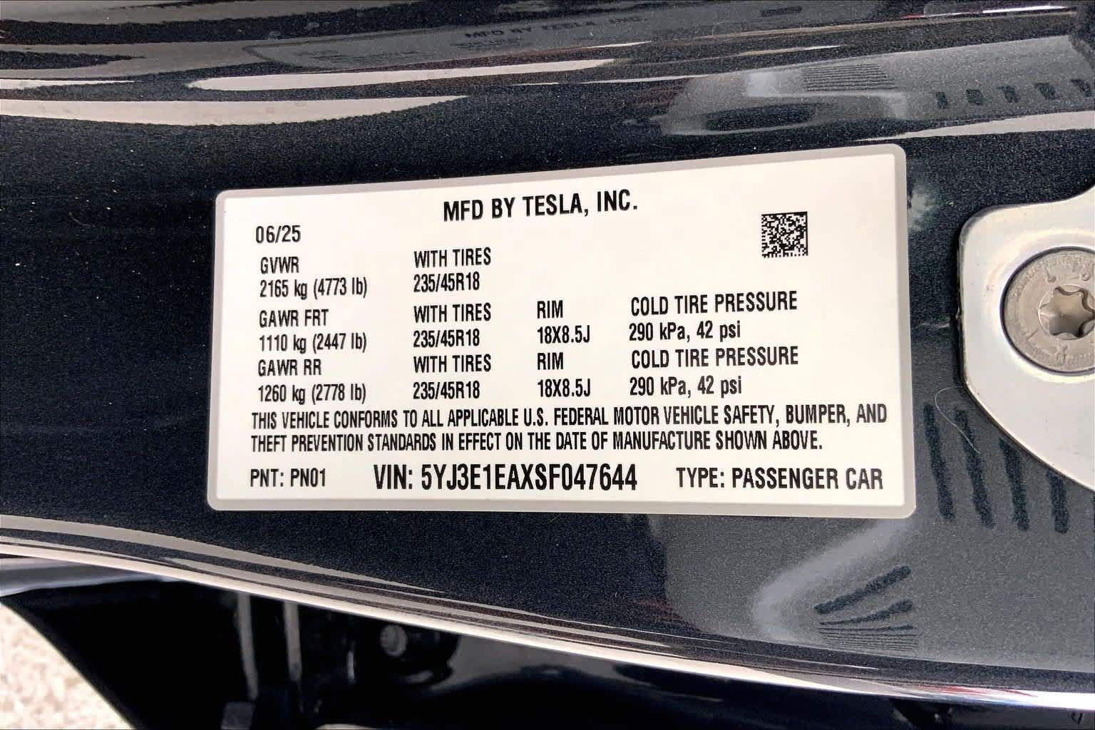 Used 2025 Tesla Model 3 RWD image 20