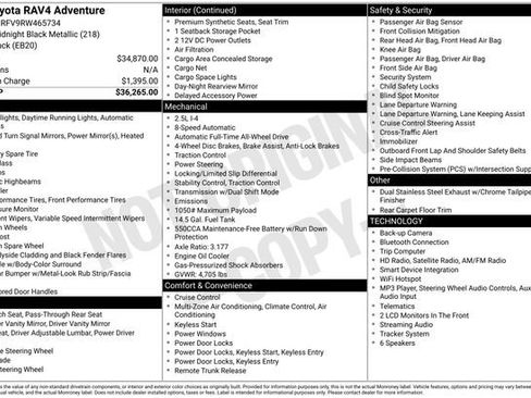 Certified 2024 Toyota RAV4 Adventure AWD/4WD image 23