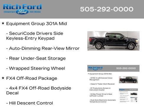 Certified 2023 Ford F150 XLT w/ Equipment Group 301A Mid AWD/4WD image 24