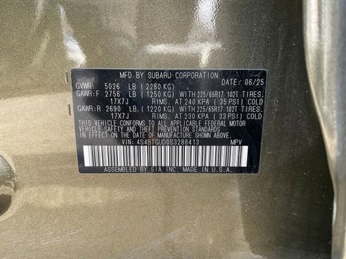 Certified 2025 Subaru Outback Wilderness image 38