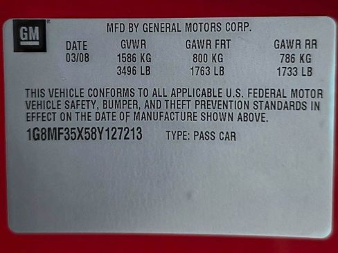Used 2008 Saturn Sky Red Line RWD image 32
