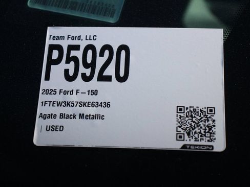 Certified 2025 Ford F150 XLT w/ Equipment Group 301A Standard RWD image 30