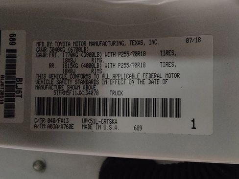 Used 2018 Toyota Tundra SR image 33