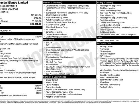 New 2026 Hyundai Elantra Limited FWD image 6