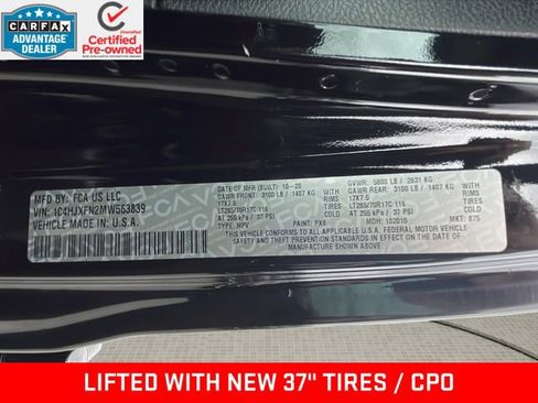 Certified 2021 Jeep Wrangler Unlimited Rubicon image 44