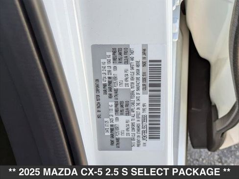 New 2025 MAZDA CX-5 AWD 2.5 S w/ Select Package image 15