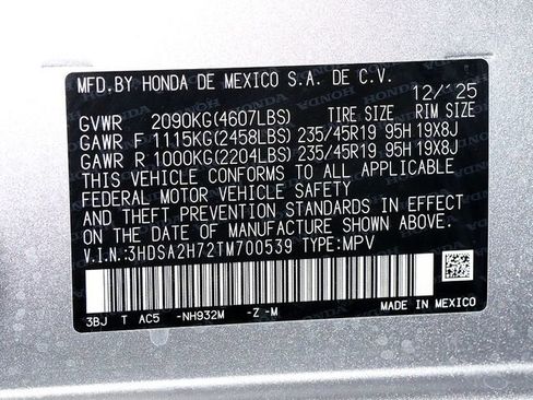 Certified 2026 Acura ADX A-Spec AWD/4WD image 40