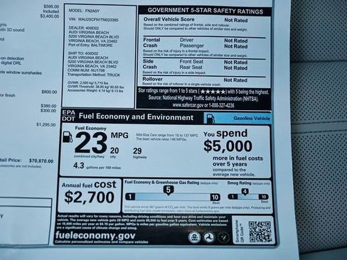 New 2026 Audi A6 Premium Plus image 44