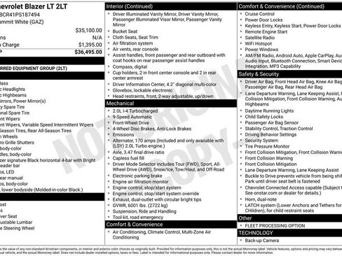Certified 2023 Chevrolet Blazer LT FWD image 5