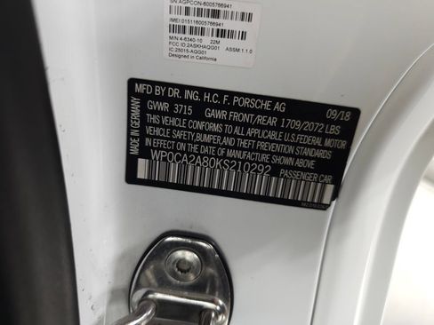 Used 2019 Porsche 718 Boxster RWD image 26