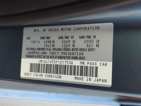 Used 2015 MAZDA MAZDA6 Touring image 29