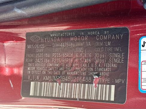 Used 2005 Hyundai Tucson GL FWD image 25