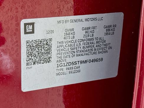 Used 2021 Chevrolet Malibu LT FWD image 32