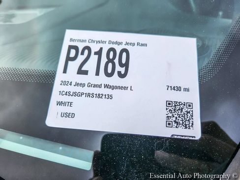 Certified 2024 Jeep Grand Wagoneer L Series III AWD/4WD image 30