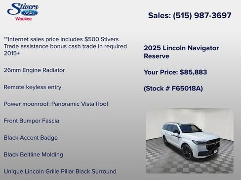 Used 2025 Lincoln Navigator Reserve w/ Jet Appearance Package AWD/4WD image 22