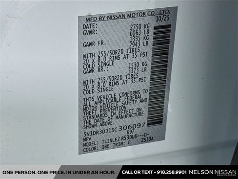 Certified 2025 Nissan Pathfinder Platinum image 34