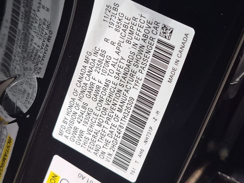 Used 2026 Honda Civic FWD Hybrid Sedan image 33