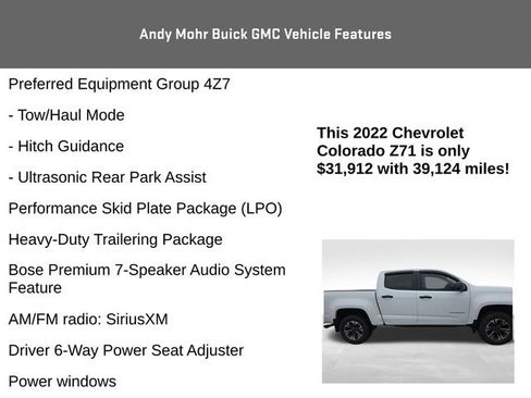 Used 2022 Chevrolet Colorado Z71 image 8