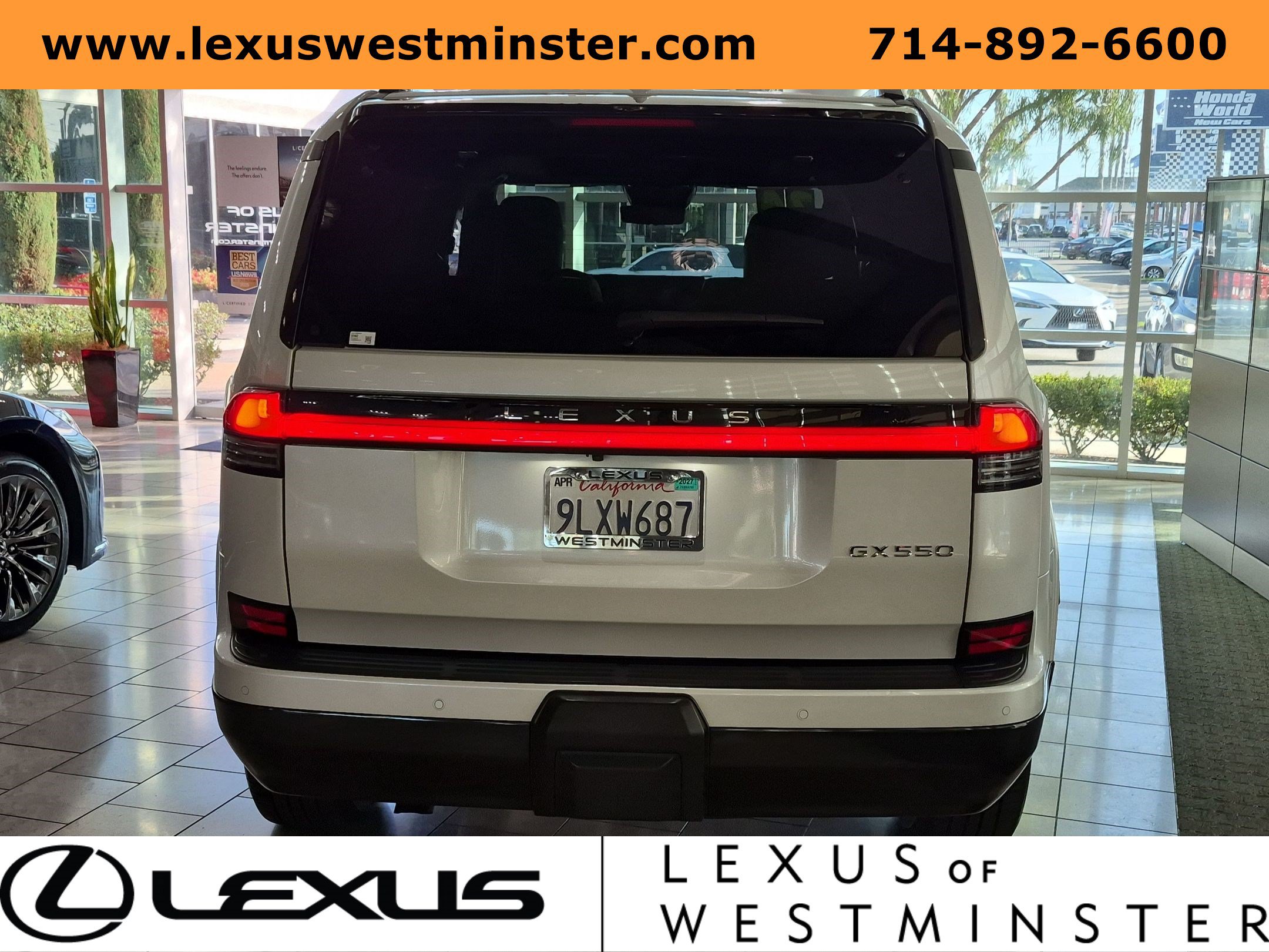 Certified 2024 Lexus GX 550 w/ Cold Area Package AWD/4WD image 8