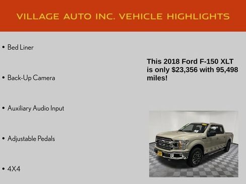 Used 2018 Ford F150 XLT w/ Equipment Group 302A Luxury image 21