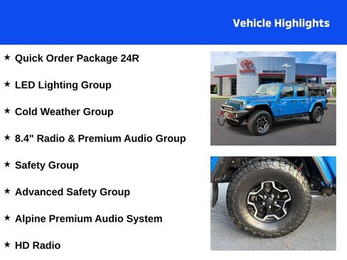 Used 2020 Jeep Gladiator Rubicon AWD/4WD image 4