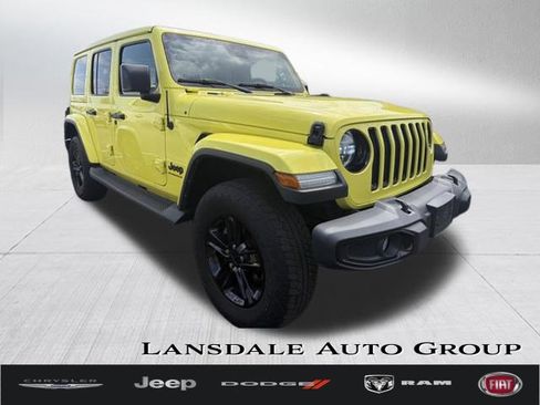 Certified 2023 Jeep Wrangler Unlimited Sahara AWD/4WD image 1