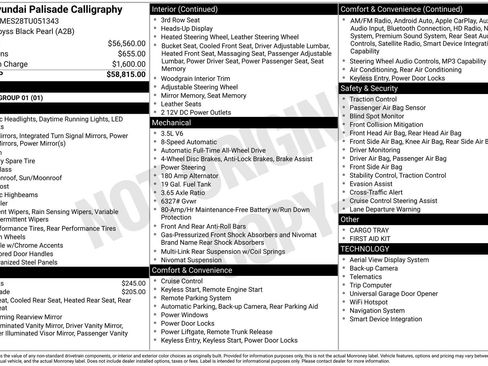 New 2026 Hyundai Palisade Calligraphy image 4