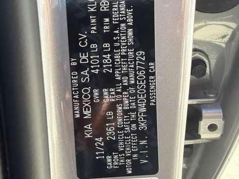 Certified 2025 Kia K4 GT-Line w/ GT-Line Sunroof Package FWD image 35