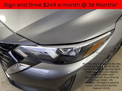 New 2025 Nissan Sentra SV w/ All-Weather Package image 28