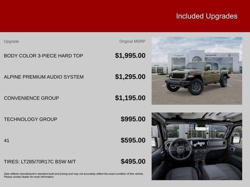 New 2025 Jeep Gladiator Mojave w/ Convenience Group image 7