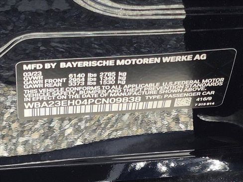 Used 2023 BMW 740i w/ Parking Assistance Package RWD image 22