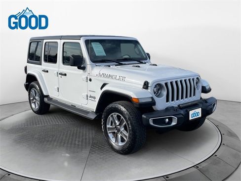 Used 2020 Jeep Wrangler Unlimited Sahara w/ Uconnect 4C Nav & Sound Group image 7