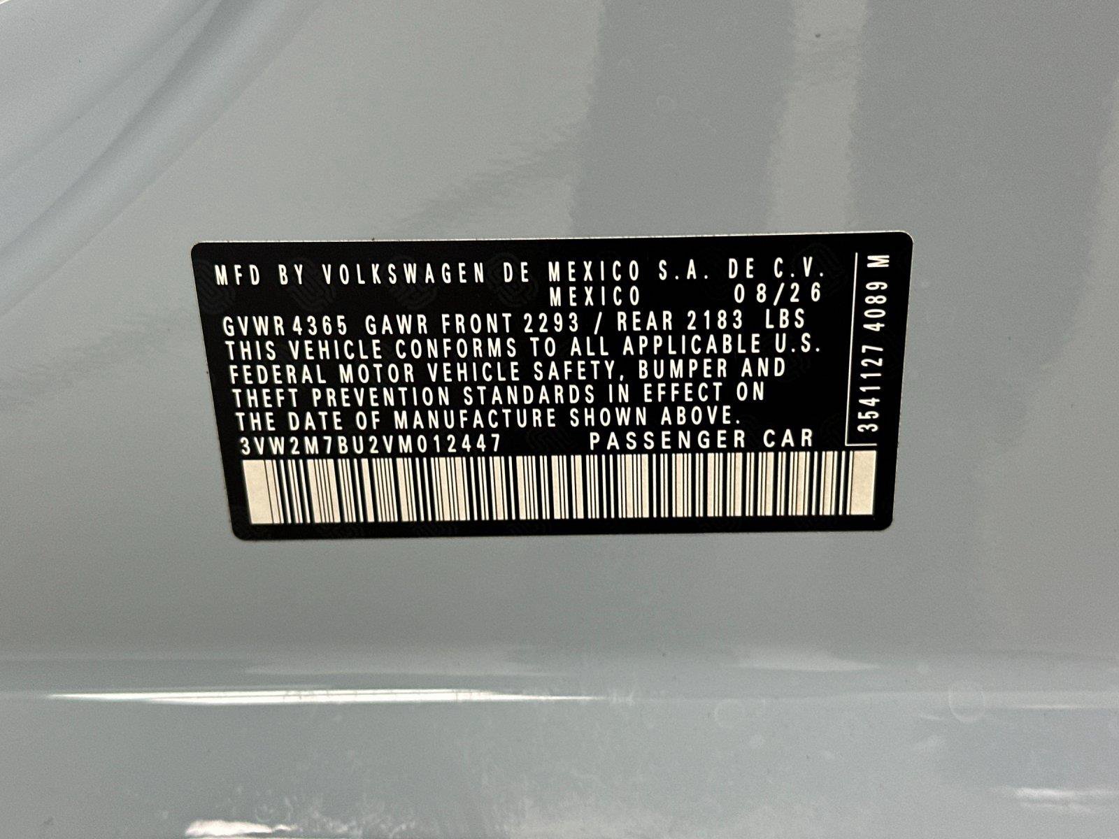 New 2027 Volkswagen Jetta GLI Autobahn FWD image 24