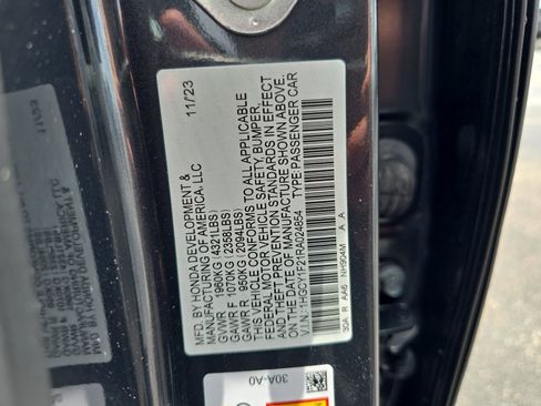 Certified 2024 Honda Accord LX image 28